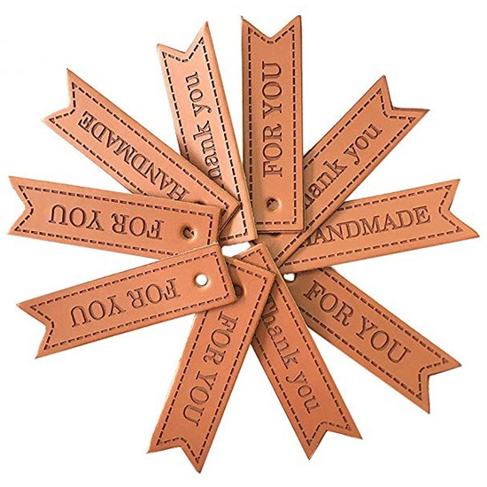 PU Leather Label For Shoes&Clothes&Jeans&Hats