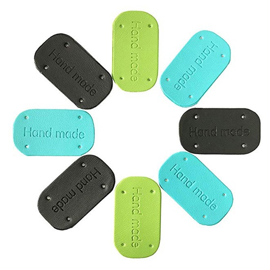 PU Leather Label For Shoes&Clothes&Jeans&Hats