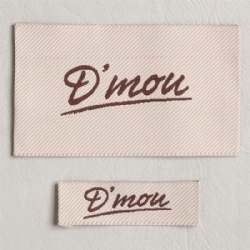 Luxury Fashion Custom Clothing Fabric Labels Woven