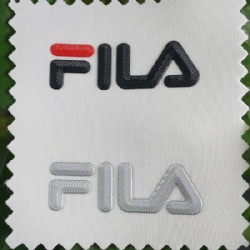 3D Flocking Pressing Silicone Label Heat Transfer Fabric Embossing TPU Label