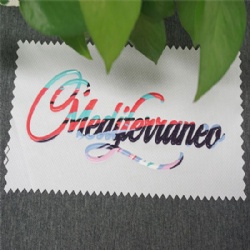 3D Flocking Pressing Silicone Label Heat Transfer Fabric Embossing TPU Label