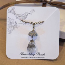 Decorate Paper Hang Tag For Earing Necklace Jewelry