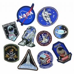 Embroidery design space Planet The Air Force Patches Iron On Embroidered Patch patch