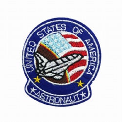Embroidery design space Planet The Air Force Patches Iron On Embroidered Patch patch