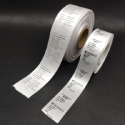Washable Clothing Tag Woven Label For T-shirt