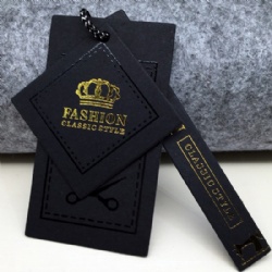 Fashionable Clothing Logo Brand Paper Hang Tag