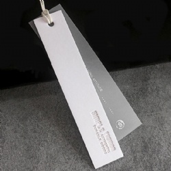 Cardboard Paper Garment Tags And Labels For Clothing
